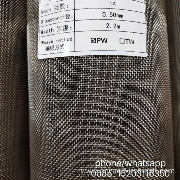 15 Mesh Stainless Steel Woven Wire Mesh Filter